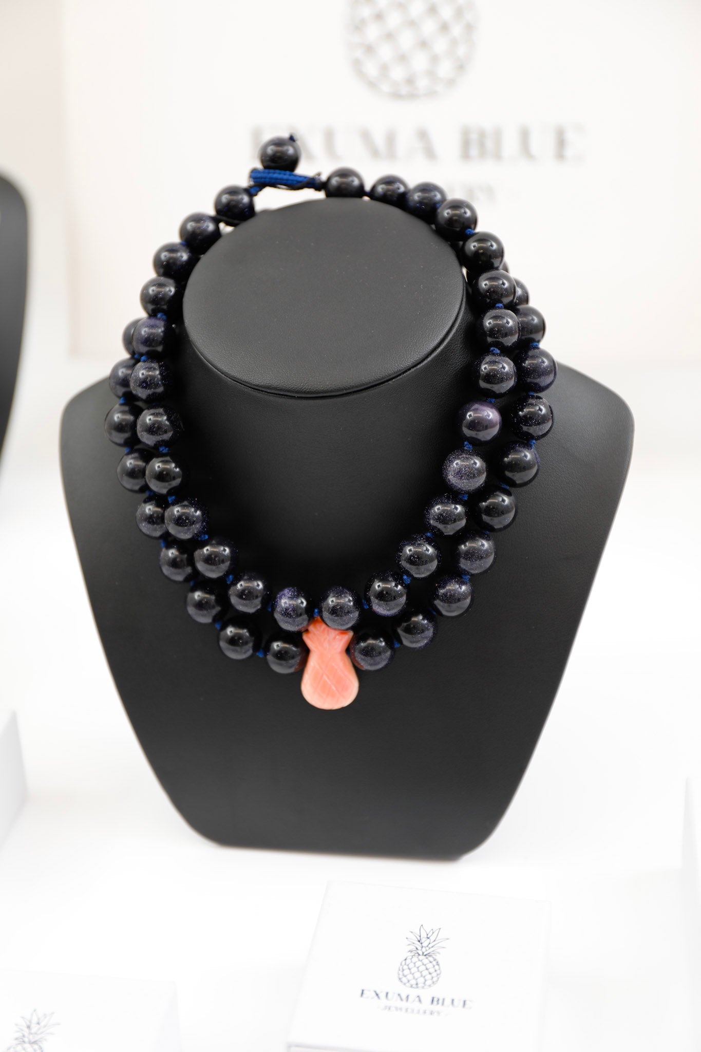 Blue Goldstone Necklace