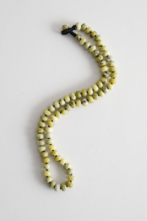 Yellow Turquoise Necklace  - Single Strand